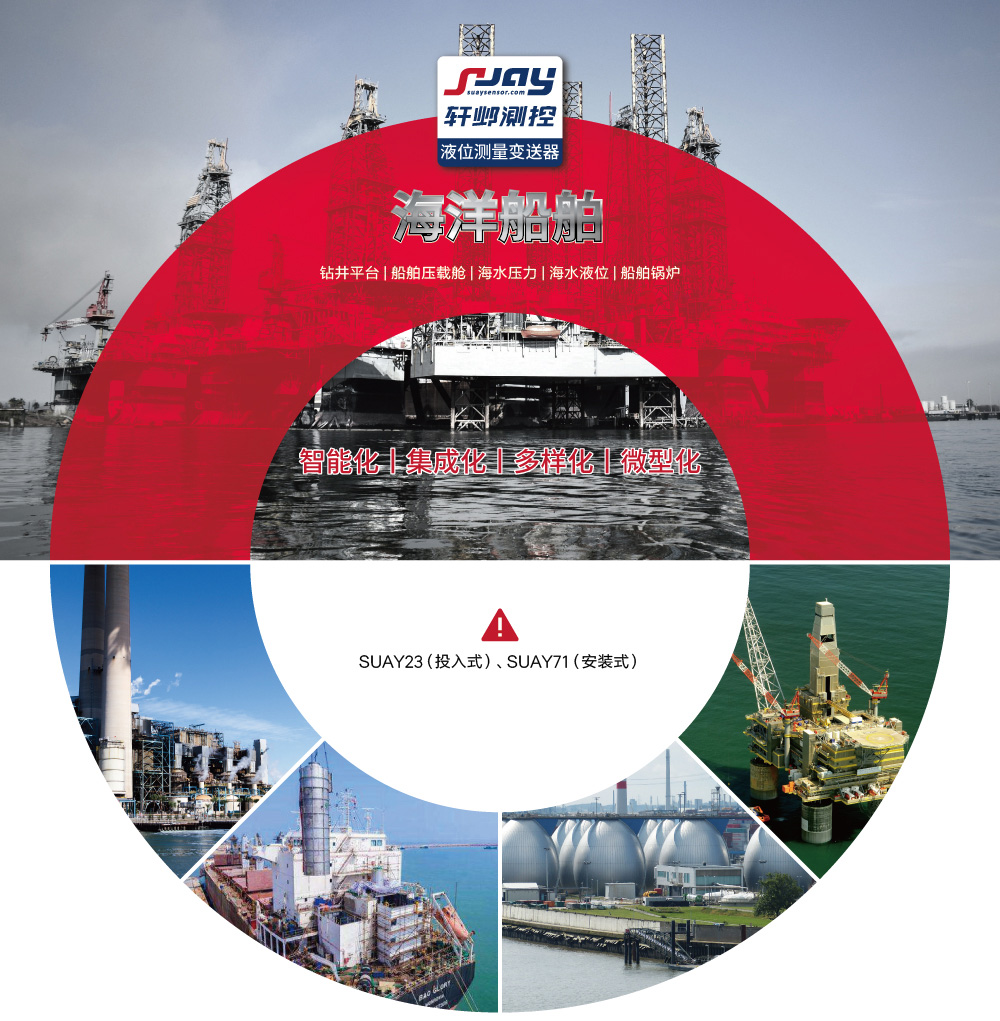 海洋船舶（鉆井平臺(tái)、船舶壓載艙、海水壓力、海水液位、船舶鍋爐